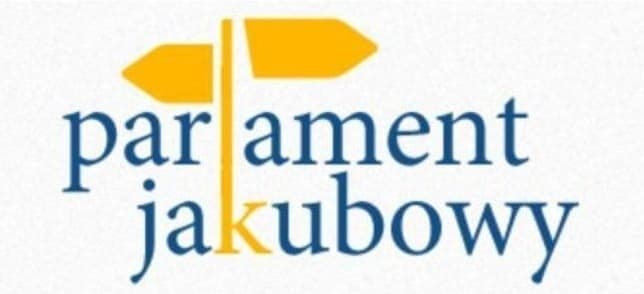 plakat, na którym widnieje napis parlament jakubowy